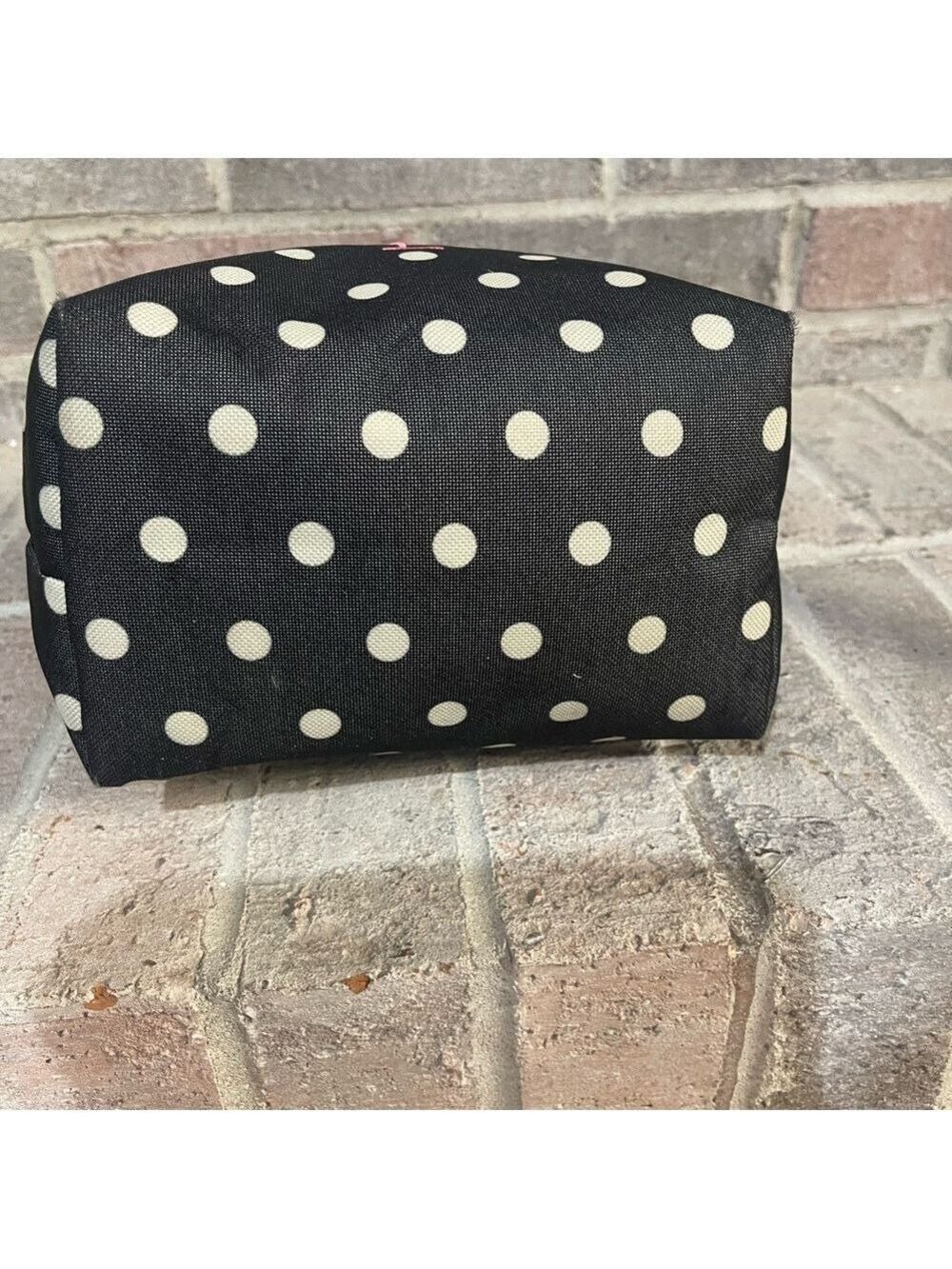 Polka Dot Tote Bag - Black and White - Picture 8 of 9